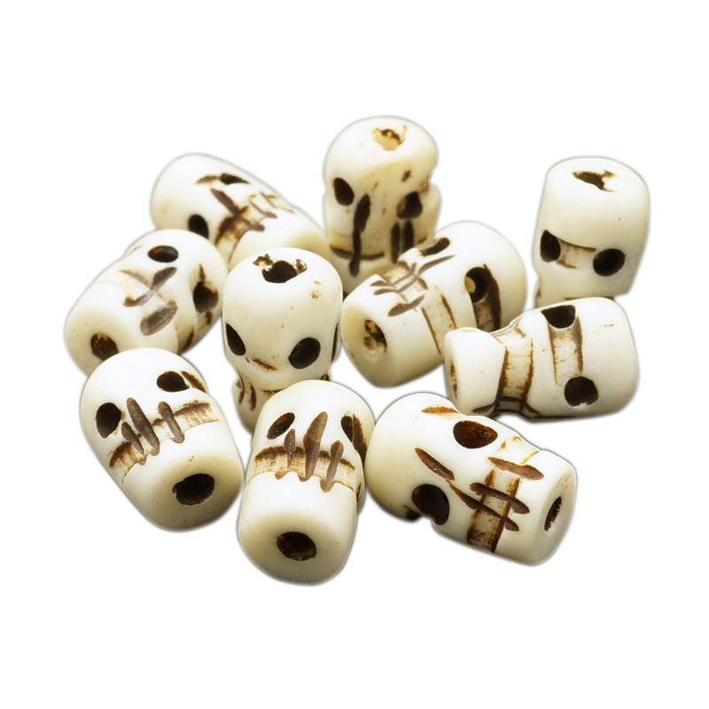 スカルボーンビーズ 10個売り