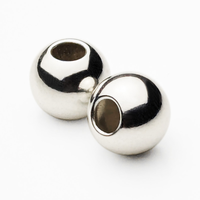 シルバービーズ 大（プレーンタイプ） 2個売り