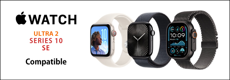 Apple Watch Ultra2、Apple Watch Series10、Apple Watch SE 対応