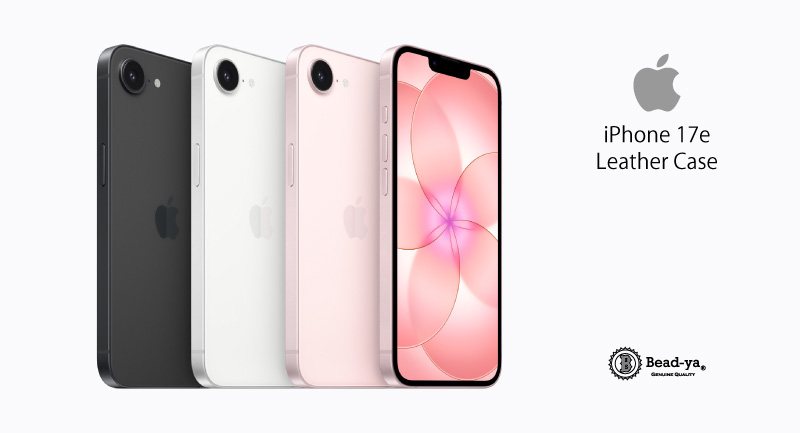 手帳型 iPhone 17e用レザーケース