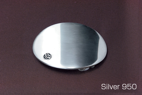シルバーバックル オーバルタイプ 40mm巾 Silver950